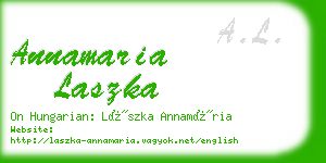 annamaria laszka business card